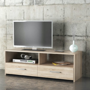 TV Unit with 2 drawers