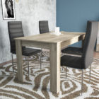 Dinning Table for 6 Persons In Grey Oak Color