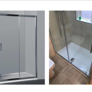 Wall to Wall Sliding Shower cubicle 195-200cm